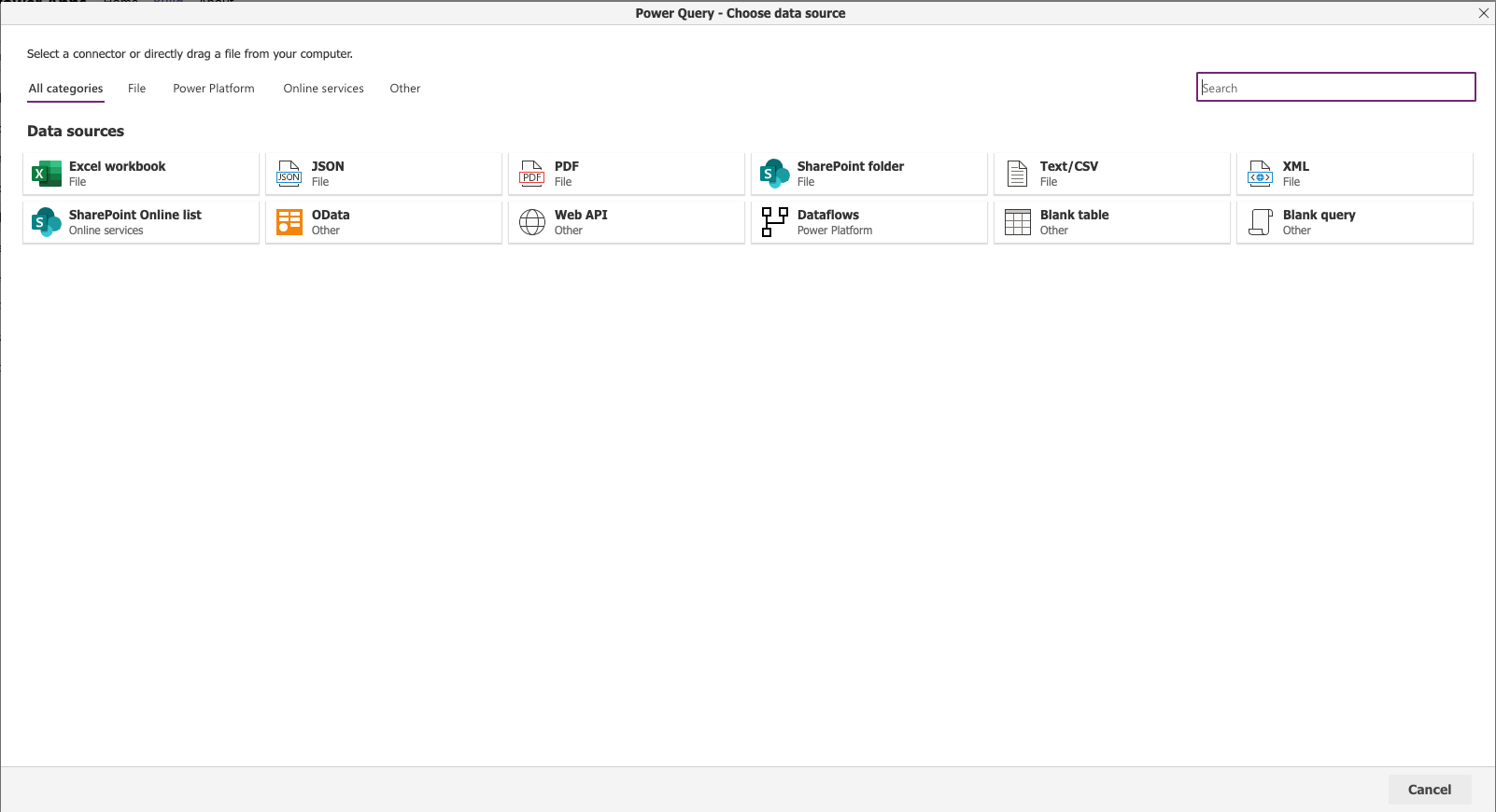 Dataverse For Teams Import Options